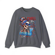 Funny Skeleton 4th Of July Sweatshirt Retro Chill The Fourth Out Gift for Her