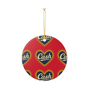 Retro Heart Name Ornament - Gift for Him & Her