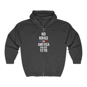 No Kings In America Since 1776 Zip Hoodie Unisex Gift
