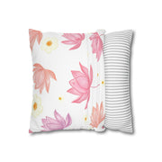 2025 Vintage Lotus Pillow Case - Unique Floral Art Design Soft Cushion Cover Gift Idea - Unisex