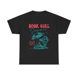 Book Girl Summer Beach Bookish T-Shirt Gift for Her