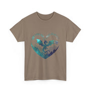 Just a Girl Who Loves Dragons T-Shirt – Cute Heart Graphic Tee for Fantasy Fans and Dragon Lovers