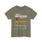 Funny Inflation Holiday T-Shirt - Unisex Apparel