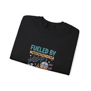 Funny Biology Teacher Science Fueled by Mitochondria Sweatshirt - Unisex Apparel