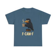 Black Crow F-CAW-F Coffee Crow Funny Raven Gothic Halloween T-Shirt - Unisex Apparel