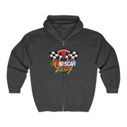 NASCAR Racing Checkered Flags Logo Zip Hoodie Unisex Apparel