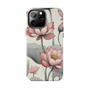 Vintage Lotus Blossom Phone Case Gift for Her - Trending Floral Design