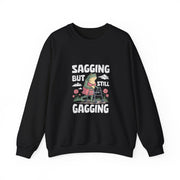 Funny Frog Meme Women's Sweatshirt - Sagging But Still Gagging
