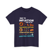 Funny Inflation Holiday T-Shirt - Unisex Apparel