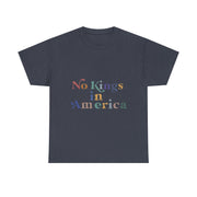 No Kings In America Protest Save Democracy Flag T-Shirt - Unisex Apparel