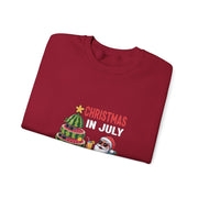 Christmas in July Santa Beach Watermelon Kids Youth Sweatshirt