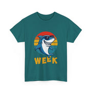 Retro Vintage Shark Fin Week 2025 Shark Lover Ocean Wildlife Unisex T-Shirt