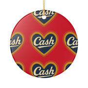 Retro Heart Name Ornament - Gift for Him & Her