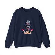Inappropriate Little Ms Furry Cat Adult Humor Women's Sweatshirt