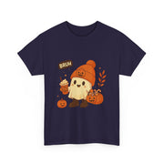 Bruh Ghost Halloween Cute Ghost Trick Or Treat Candy T-Shirt - Unisex Apparel