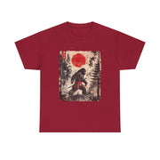 Funny Samurai Bigfoot Japanese Vintage Ukiyo-e Art Unisex T-Shirt