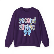 Second Grade Coquette Bow Pencil Back To School Sweatshirt | Cute Student Gift Unisex