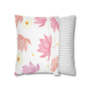 2025 Vintage Lotus Pillow Case - Unique Floral Art Design Soft Cushion Cover Gift Idea - Unisex