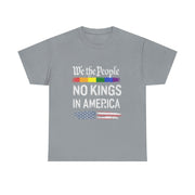 No Kings in America T-Shirt – Bold Patriotic Statement Tee for Politically Active Men