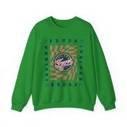 Retro Wavy Checkerboard WNBA Indiana Fever Unisex Sweatshirt