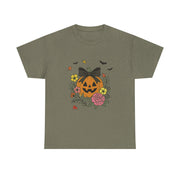 Charming Pumpkin Floral Design Accent Joy T-Shirt - Unisex Apparel