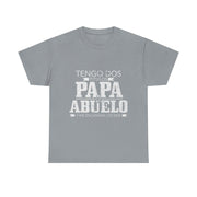 Tengo Dos Titulos Papa Abuelo Funny Spanish Father's Day T-Shirt Gift for Him