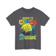 Spongebob Dabbing Ready to Crush 2nd Grade School T-Shirt Gift for Students