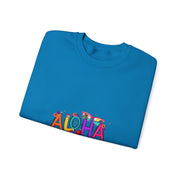 Groovy Aloha Pre-K Teacher Summer Vacation Beach Hawaiian Sweatshirt, Unisex Teacher Gift