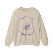 Father Mows Best Lawn Care Gardener Sweatshirt Father's Day Gift for Him