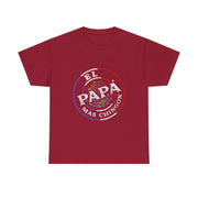 Father's Day El Papa Mas Chingon Funny Mexican Spanish Dad T-Shirt Gift for Him