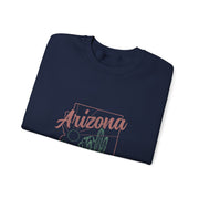Arizona AZ Pride State Map Cactus Desert Vintage Sweatshirt - Unisex Apparel