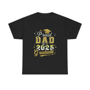 Proud Dad of 2025 Graduate Senior Graduation T-Shirt - Gift for Him
