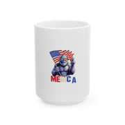 Bigfoot Merica Patriotic 4th of July Mug - Unisex