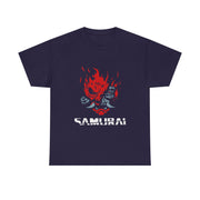 Samurai Japanese Demon Mask Cyber Runners Punk T-Shirt - Unisex Apparel
