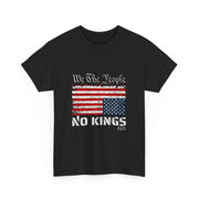 No Kings in America Distress Flag Upside Down We the People T-Shirt - Unisex Apparel