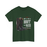 Cowgirl Western Boot 4th of July T-Shirt Gift for Her