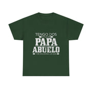 Tengo Dos Titulos Papa Abuelo Funny Spanish Father's Day T-Shirt Gift for Him