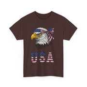 Patriotic American Flag Bald Eagle T-Shirt Unisex Apparel