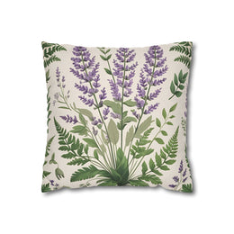 Soft Pastel Garden Dreams Pillowcase - Floral Vintage Design for Cozy Comfort