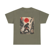 Funny Samurai Bigfoot Japanese Vintage Ukiyo-e Art Unisex T-Shirt