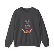 Inappropriate Little Ms Furry Cat Adult Humor Women's Sweatshirt