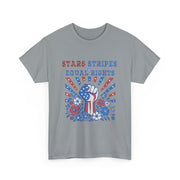 Stars Stripes & Equal Rights 4th of July Patriotic T-Shirt - Unisex Apparel