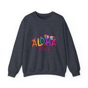 Groovy Aloha Pre-K Teacher Summer Vacation Beach Hawaiian Sweatshirt, Unisex Teacher Gift
