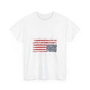 No Kings in America Distress Flag Upside Down We the People T-Shirt - Unisex Apparel