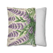 Enchanted Lavender Floral Pillowcase for a Serene Home