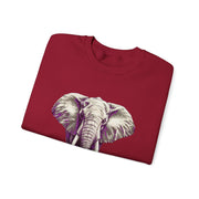 Majestic Elephant Safari Wildlife Artwork Sweatshirt Gift for Animal Lovers