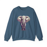Majestic Elephant Safari Wildlife Artwork Sweatshirt Gift for Animal Lovers