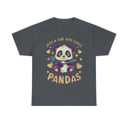 Just a Girl Who Loves Pandas Cute Panda T-Shirt Gift for Her