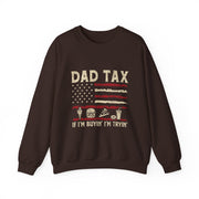 Funny Dad Tax USA Flag Sweatshirt Fathers Day Gift for Him