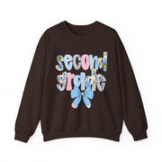 Second Grade Coquette Bow Pencil Back To School Sweatshirt | Cute Student Gift Unisex